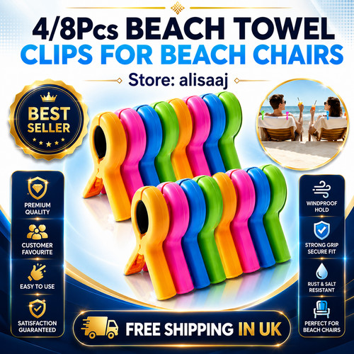 Sunbed beach towel clips - beach,