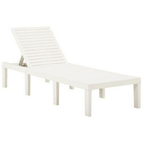 Sun lounger plastic deck chair - lounger,