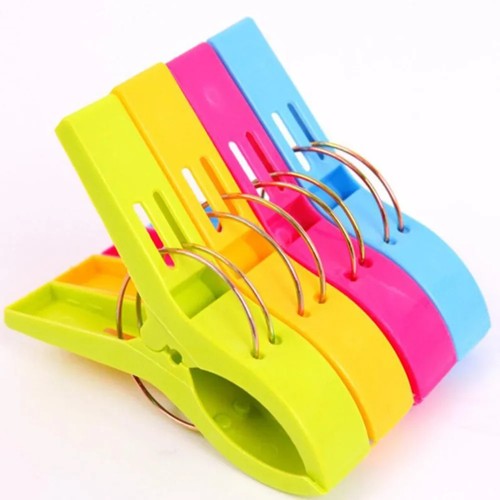 Beach towel clips - clips, plastic