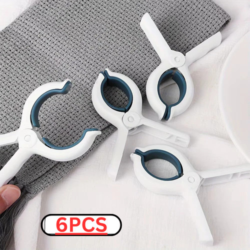 6pcs beach towel clips - 6pcs,