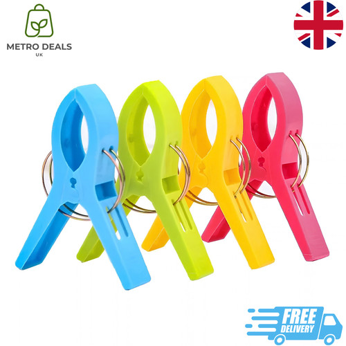 Beach towel clips plastic - x,