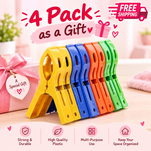 Beach towel clips - beach, plastic