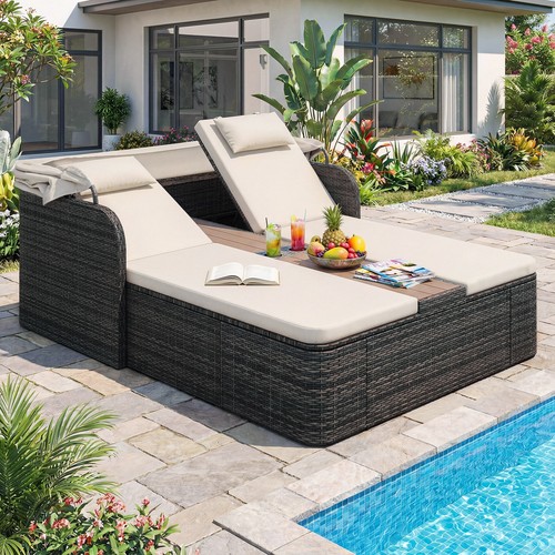 Patio adjustable sunbed for - patio,