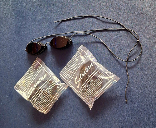 Sunbed goggles pack of - uv,