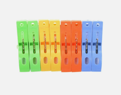 Beach towel clips plastic - clips,