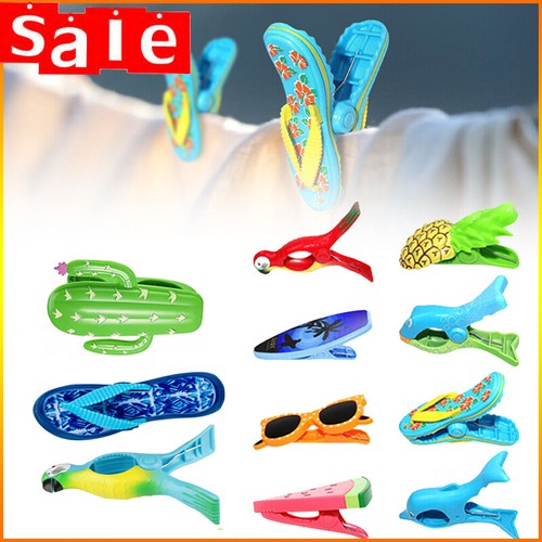 Beach towel clips plastic sun - beach,