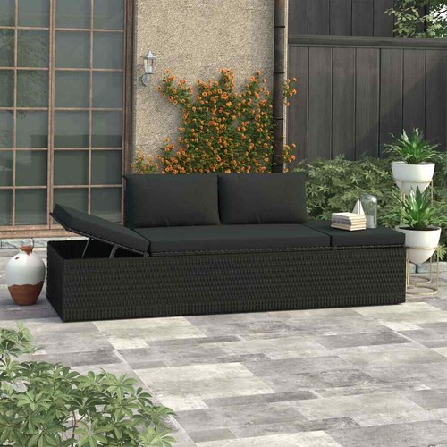 Nnevl sun bed with - bed, cushions