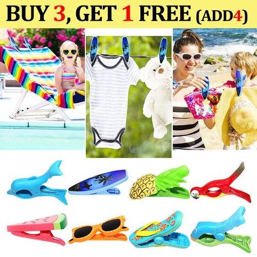 Plastic beach towel clip - clip, quilt