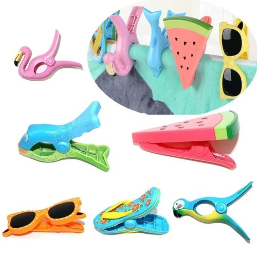Fun beach towel clips - fun,
