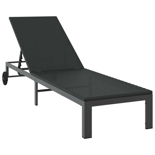Sunbed reclining with wheel - reclining,